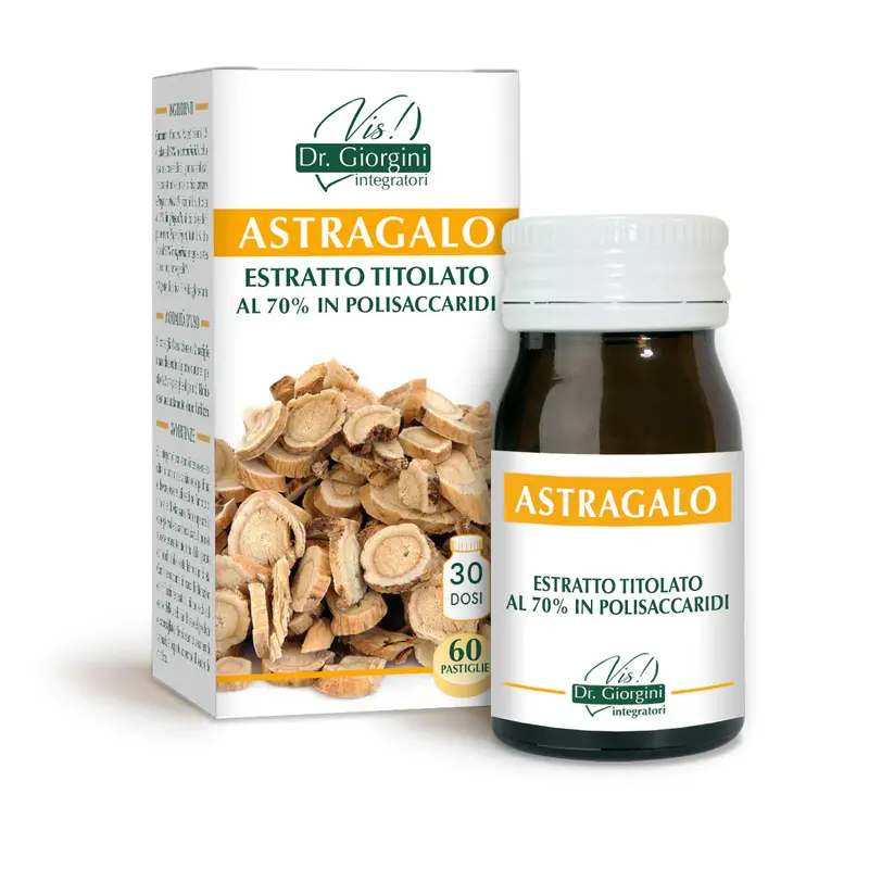 Dr Giorgini astragalus titrated extract 60 tablets of 500 mg - 30 gr