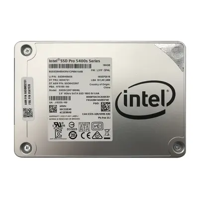 01AY578-02 Lenovo 180GB TLC SATA 6Gb/s (AES-256 / TCG Opal 2.0) 2.5-inch Internal Solid State Drive