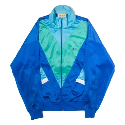 ARGUS FSG-Riemenstalden Mens Track Jacket Blue 90s Colourblock S