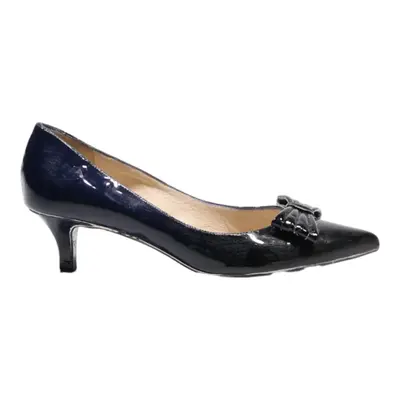 PETER KAISER Kitten Heels Blue Leather Womens UK 2