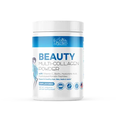 Beauty Multi-Collagen Powder | Non-GMO | Vegan | 30 Servings