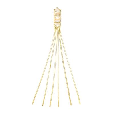 Brass Chains Tassel Big Pendnants