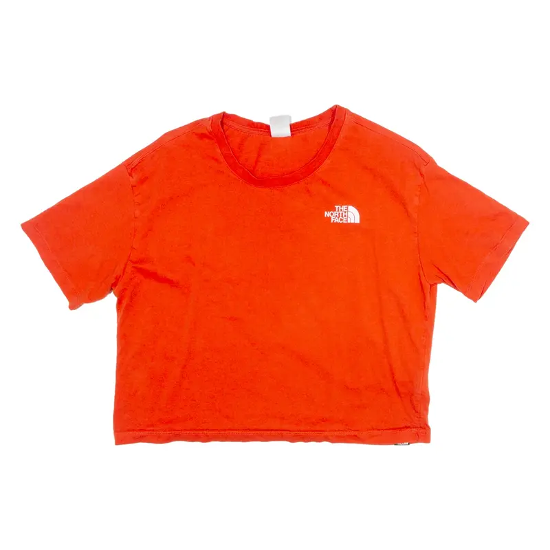 THE NORTH FACE Cropped Womens T-Shirt Orange M