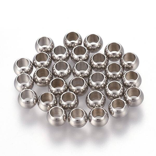 Tarnish Resistant 202 Stainless Steel Beads