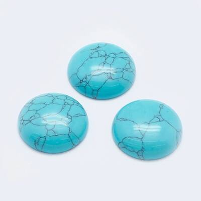 Synthetic Green Turquoise Cabochons