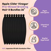 Apple Cider Vinegar Pre-Rinsed Braiding Hair 8 Bundles 26\