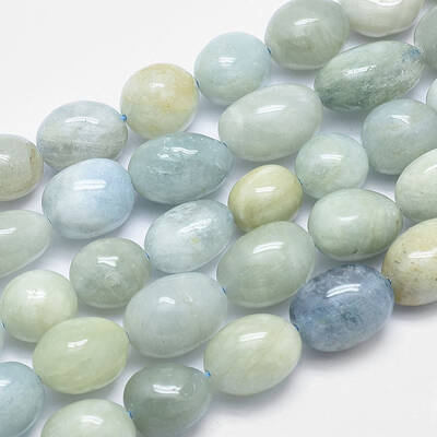Natural Aquamarine Beads Strands