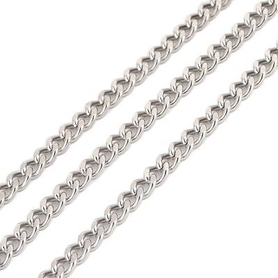 Tarnish Resistant 304 Stainless Steel Cuban Link Chains