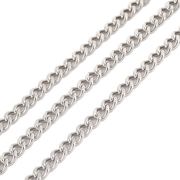 Tarnish Resistant 304 Stainless Steel Cuban Link Chains