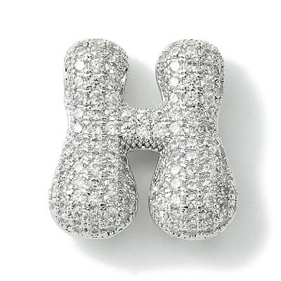 Rack Plating Brass Cubic Zirconia Pendants