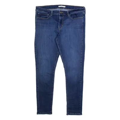 LEVI'S 711 Womens Jeans Blue Slim Skinny W33 L30