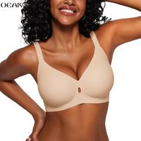 OEAK Seamless Jelly Invisible Water-Drop Hollow Comfort Bra No Underwire Seamless Push Up Full Coverage Supportive Bras for W...