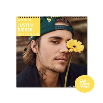 Justin Bieber Calendar Vol.1 - 2024 Calendar, Wall Calendar 2024