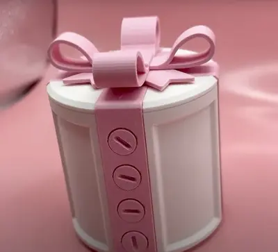 Creative Bowknot Valentine's Day Gift Box Annoying Gift Box Funny 3D Annoying Gifts Box Novelty Gift Boxes For New Year Gift ...
