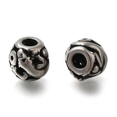 304 Stainless Steel European Beads