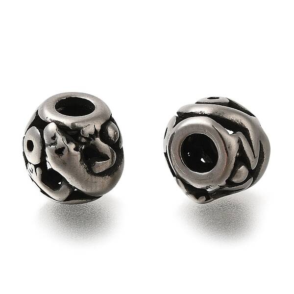 304 Stainless Steel European Beads