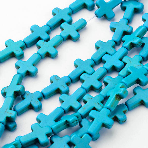 Synthetic Turquoise Beads Strands