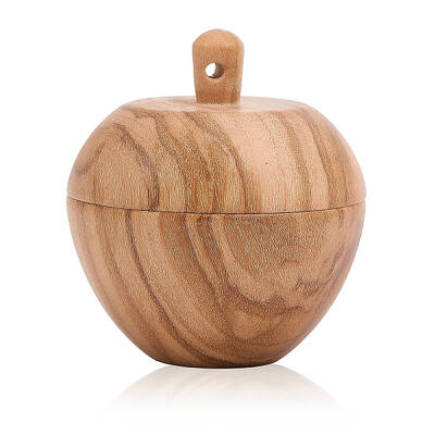 Wooden Apple Box Jewelry Pendants