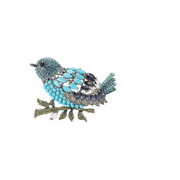 Alloy Rhinestone Brooch