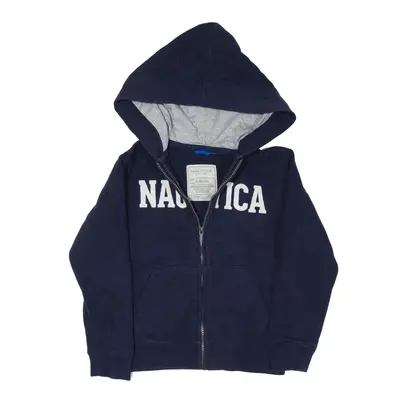NAUTICA Hoodie Blue Full Zip Boys 7Y