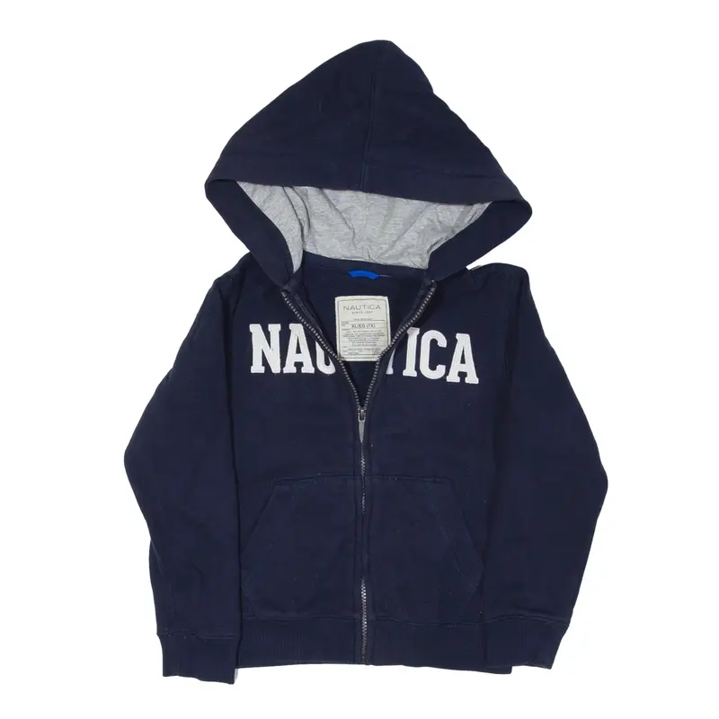 NAUTICA Hoodie Blue Full Zip Boys 7Y