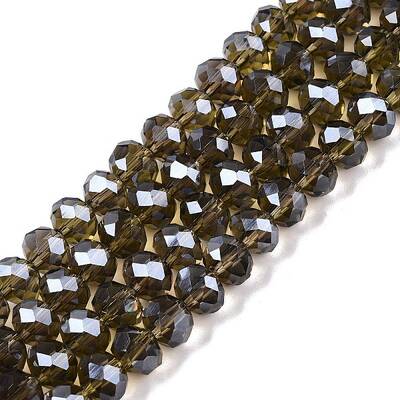 Electroplate Glass Beads Strands