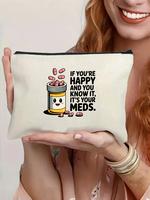 Pharmacist Gift, Pharmacist Makeup Bag, Medicine Storage Bag, Toiletry Bag, Travel Cosmetic Bag, Zipper Makeup Organizer Pouc...