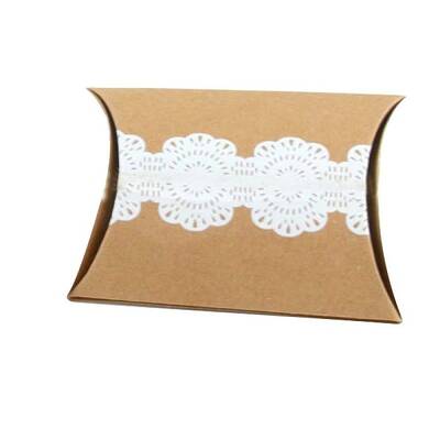 kraft Paper Pillow Candy Boxes