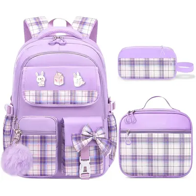 School Backpacks for Girl - Cute Girls Backpack for Kids Teens Elementary Middle School,18\