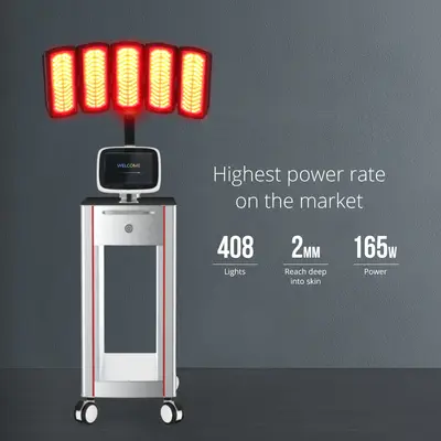 Pro Toy-block 408 LEDs PDT LED Photon Photodynamic Beauty Machine IR Healing for Spa Salon Studio Use | LT-100A