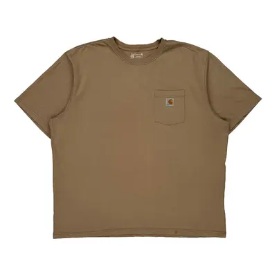 Loose Fit Carhartt T-Shirt - 2XL Brown Cotton