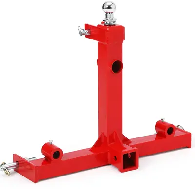 Garvee 3000lbs 3Pt Gooseneck Trailer Hitch, 2 Inch for Cat 1 Tractors
