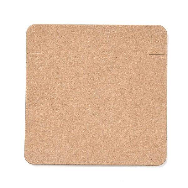 Blank Kraft Paper Bracelets Display Cards