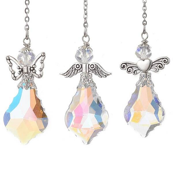 Angel Glass & Alloy Pendant Decorations