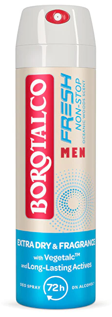 Borotalco Men's Deodorant Spray Fresh Oceanic Woods (Spray Deo) 150 ml