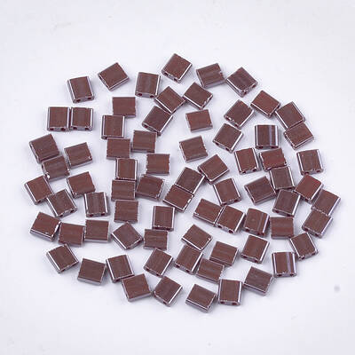 2-Hole Opaque Glass Seed Beads