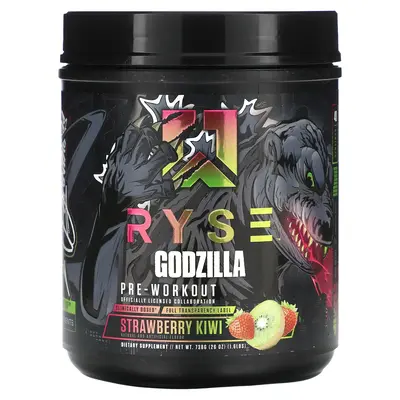RYSE Godzilla, Pre-Workout, Strawberry Kiwi, 1.6 lbs (738 g)
