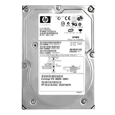 AB628-69001 HP 73GB Ultra-320 SCSI 10000 3.5-inch Hard Drive