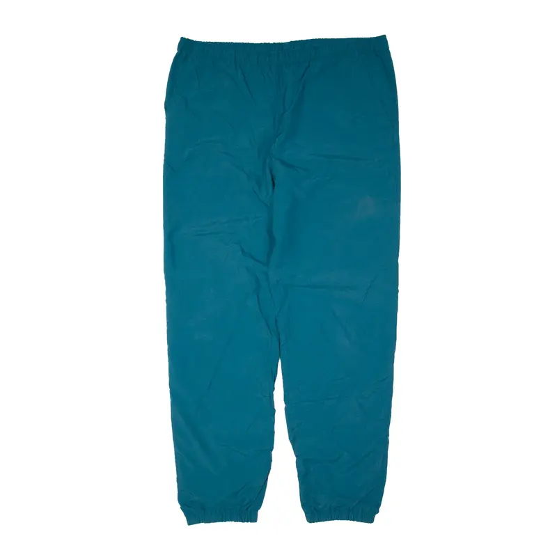 Sports Track Pants Blue 90s Regular Straight Mens L W38 L33