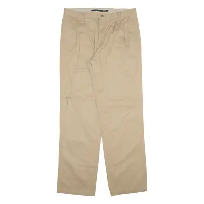 DOCKERS Mens Trousers Beige Regular Straight W33 L32