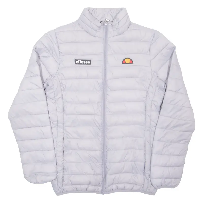 ELLESSE Womens Puffer Jacket Purple Nylon UK 10