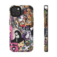 Lady And Tiger Tokidoki Tough Phone Case, Cool Tough Phone Case, Retro Tough Phone Case For iPhone & Samsung
