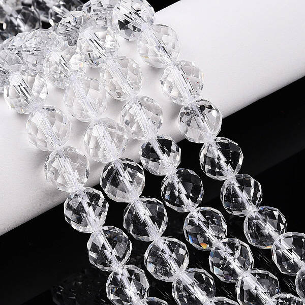 Natural Quartz Crystal Beads Strands