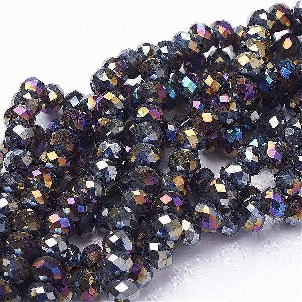 Electroplate Glass Beads Strands