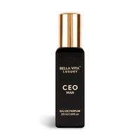 BellaVita Luxury's CEO Man - 20 ml |  Eau De Parfum | Lemon, Lavender, Tonka & Agarwood | Long Lasting Perfume for Men | Mini...