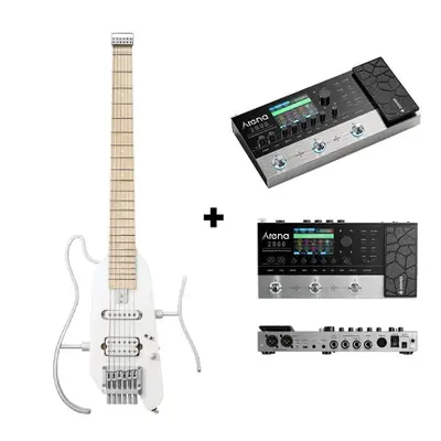 Donner HUSH™ X Electric Guitar - White / Guitar+ Arena2000