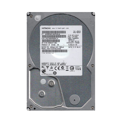 590657-001 HP 750GB 3Gb/s SATA 7200 3.5-inch 32MB Hard Drive