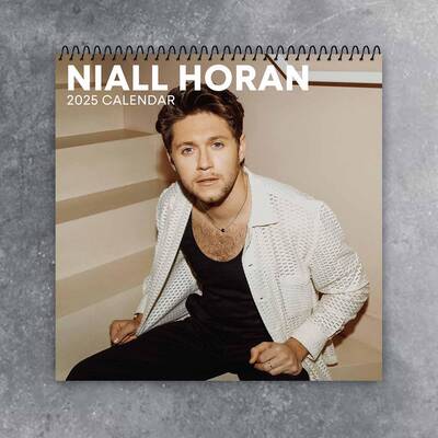 Niall Horan Wall Calendar 2025 | Celeb 2025 Calendar | One Direction Music Band | Niall Horan Singer Fan