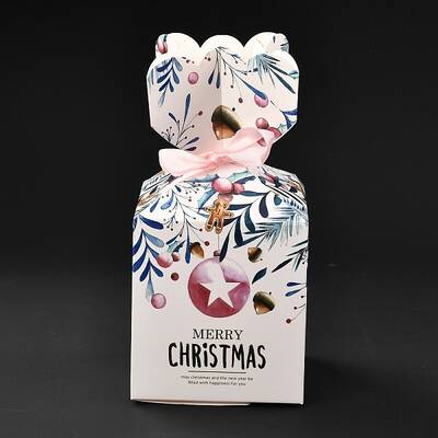 Christmas Theme Paper Fold Gift Boxes