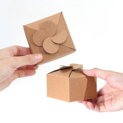 Kraft Paper Cardboard Jewelry Boxes